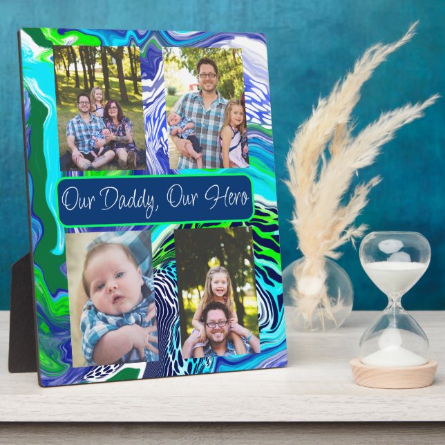 Placa Expositora Nuestro papá, nuestro héroe (Lado)