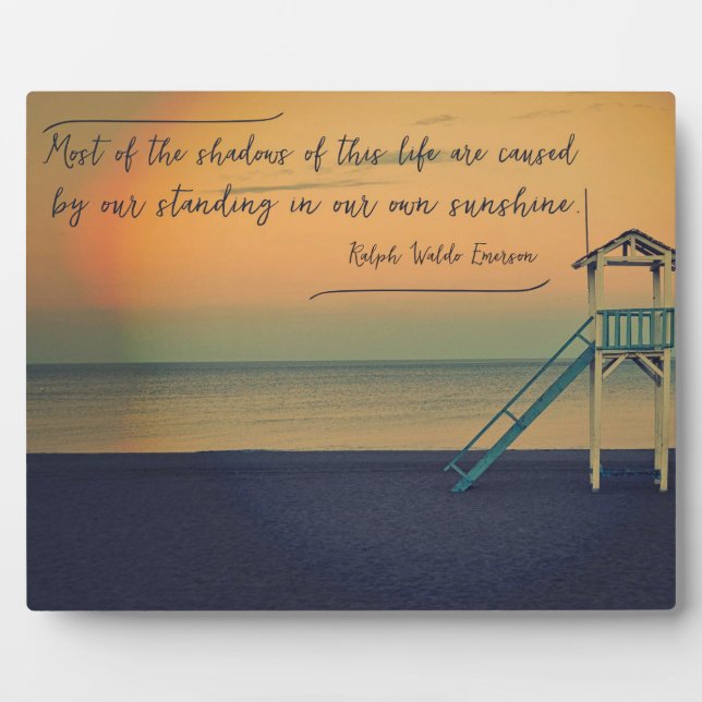 Placa Expositora Nuestro propio sol (Frente)