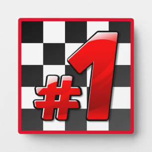 PLACA EXPOSITORA NÚMERO UNO