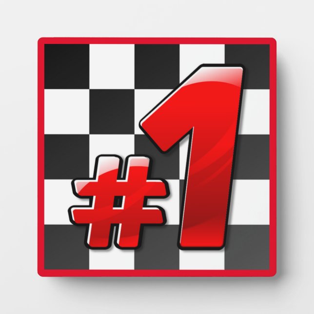 PLACA EXPOSITORA NÚMERO UNO (Frente)