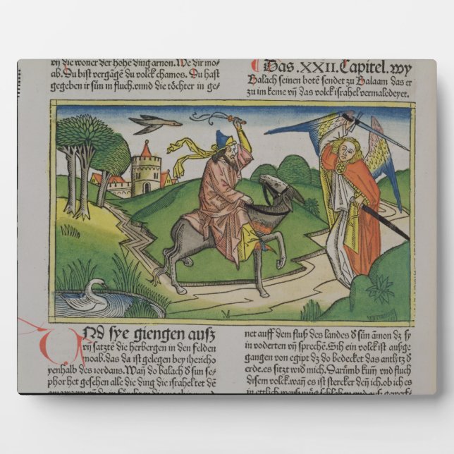 Placa Expositora Números 22 20-35 del trasero parlante de Balaam, d (Frente)