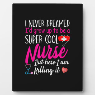 Placa Expositora Nurse Gift   Enfermero de Super Guay