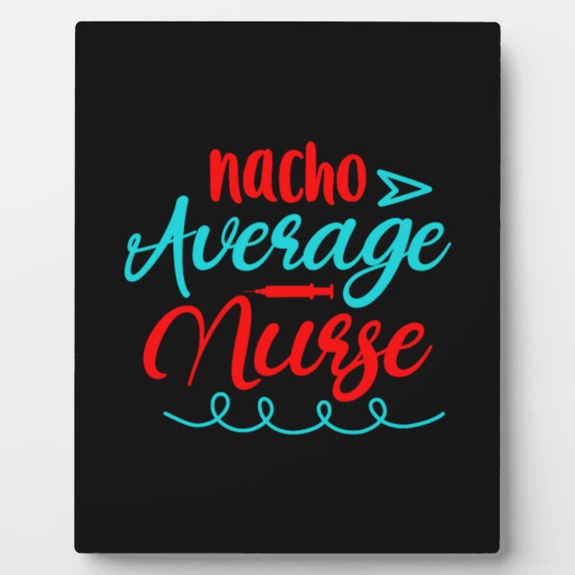 Placa Expositora Nurse Gift | Enfermero medio Nacho (Frente)