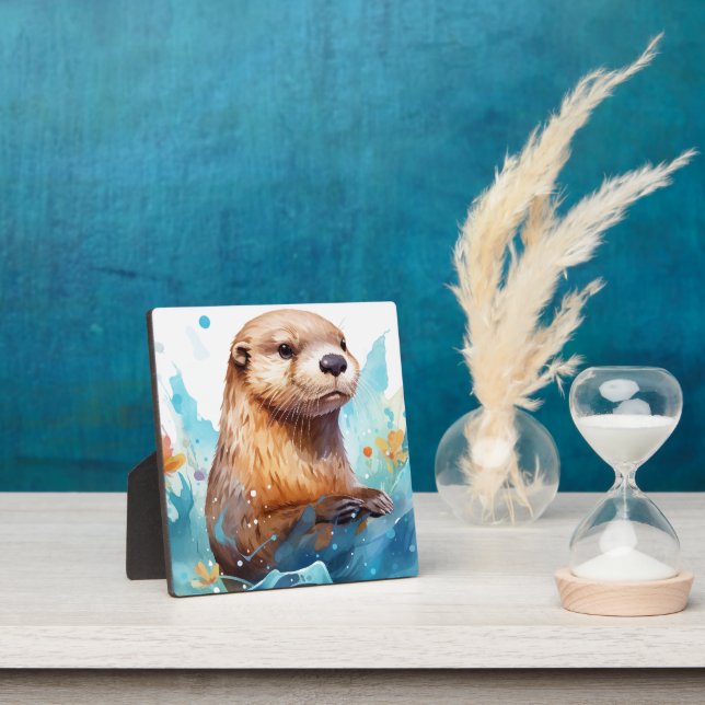 Placa Expositora nutria (in situ)