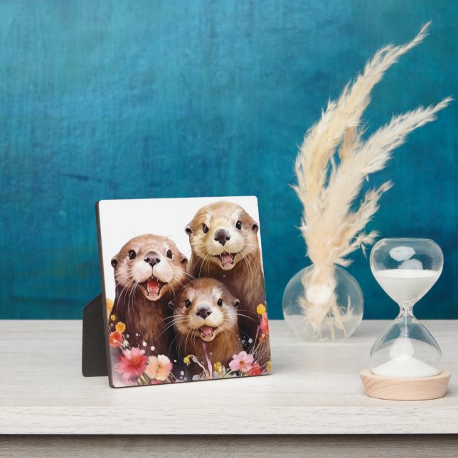 Placa Expositora nutria (in situ)