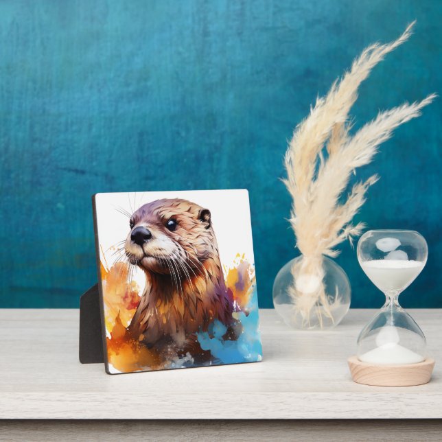 Placa Expositora nutria (in situ)