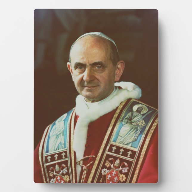 Placa Expositora Obispo de Roma (Frente)