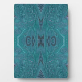 Placa Expositora Ocean Acrylic Pour Painting Plaque