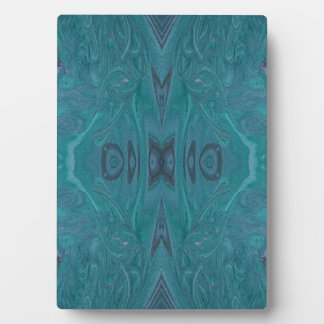 Placa Expositora Ocean Acrylic Pour Painting Plaque