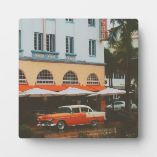 Placa Expositora Ocean Drive, South Beach, Miami