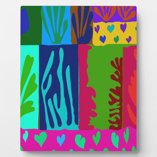 Placa Expositora Ode al Collage de Matisse (Frente)