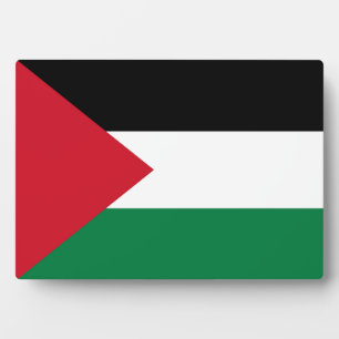 Placa Expositora oficialmente bandera del Estado de Palestina