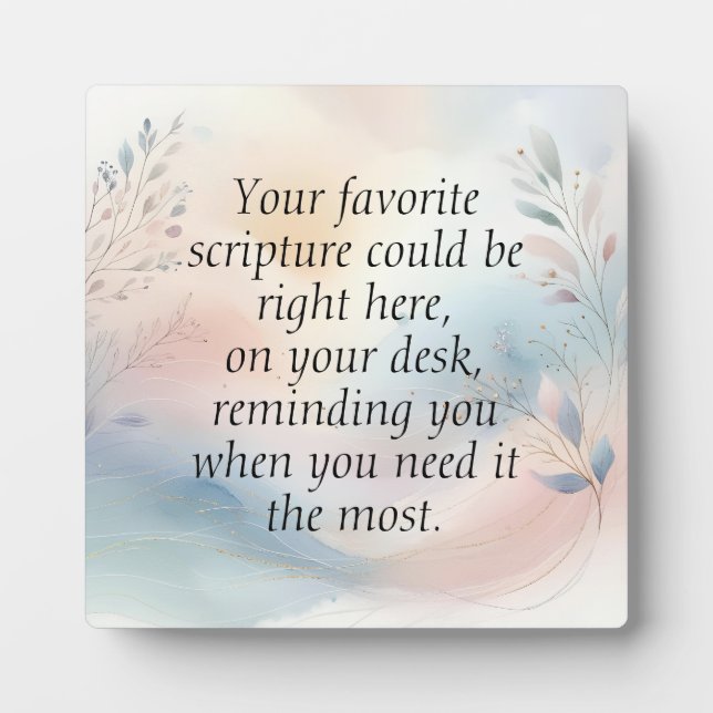 Placa Expositora Oficina de Devoción (Frente)