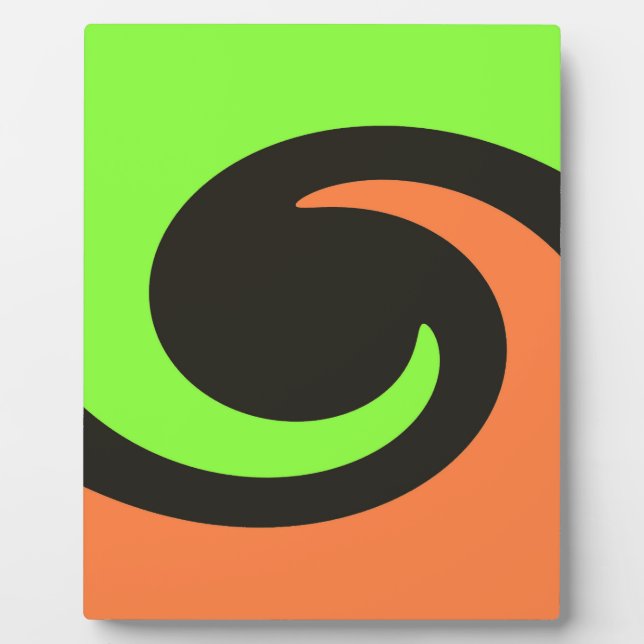 Placa Expositora ola colorida (Frente)