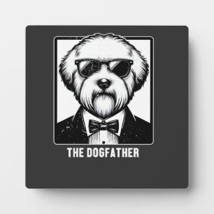 Placa Expositora Old English Sheepdog El Padrino de Perro Esmoquin
