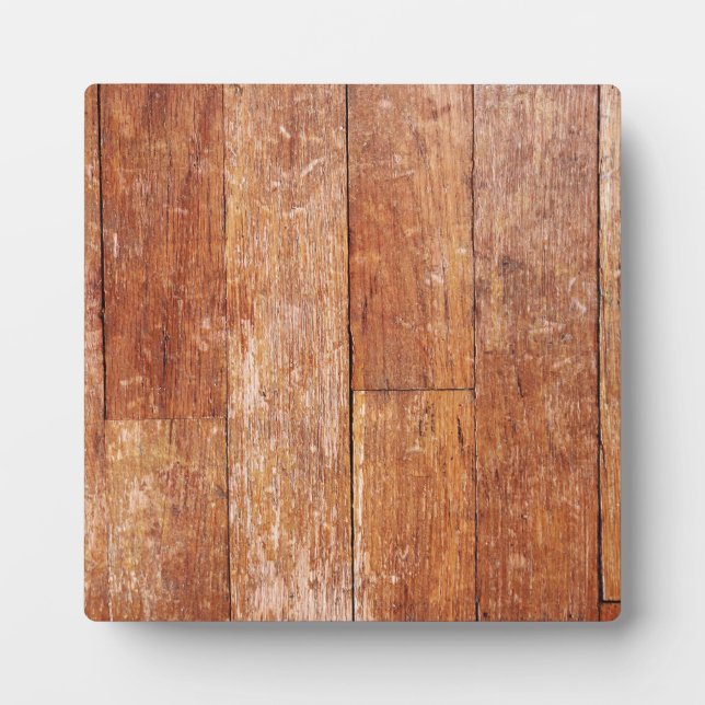 Placa Expositora Old Hardwood Look Plaque (Frente)