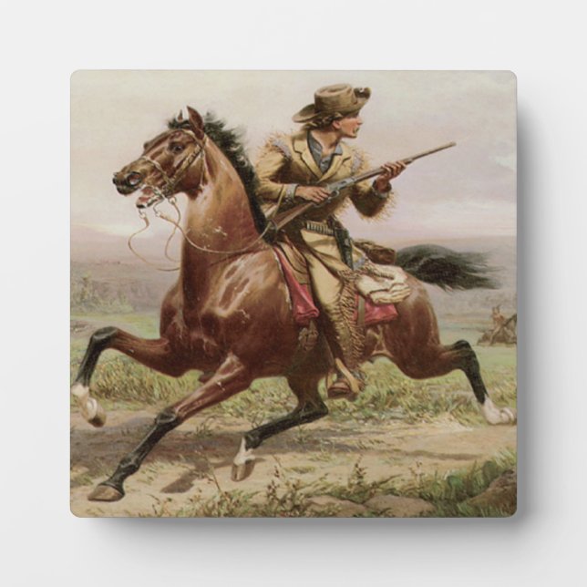 Placa Expositora Old West Buffalo Bill 1885 w/Easel Plaque (Frente)