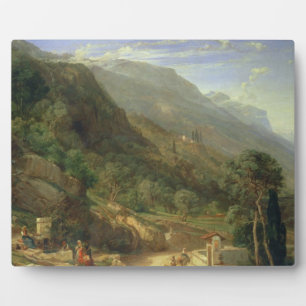Placa Expositora Olivares en Varenna, Lago de Como, Italia, 1861 (o