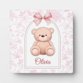 Placa Expositora Olivia | Diseño personalizado de guardería con osi