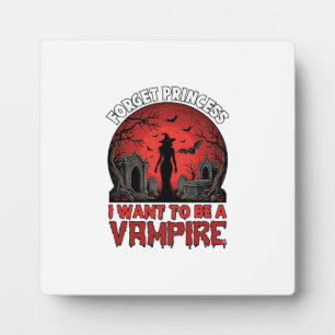 Placa Expositora Olvidar princesa quiere ser vampiro Halloween_1