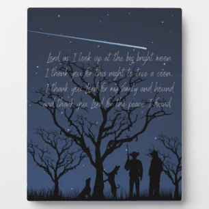 Placa Expositora Oración de Coo Hunter