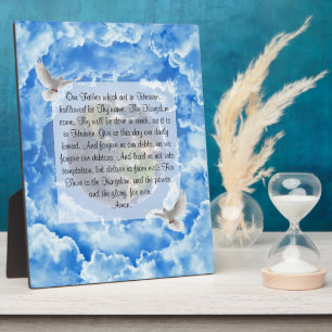 Placa Expositora Oración del Señor