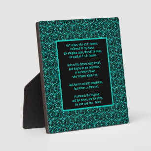 Placa Expositora Oración del Señor Nuestro Padre Resumen Frontera