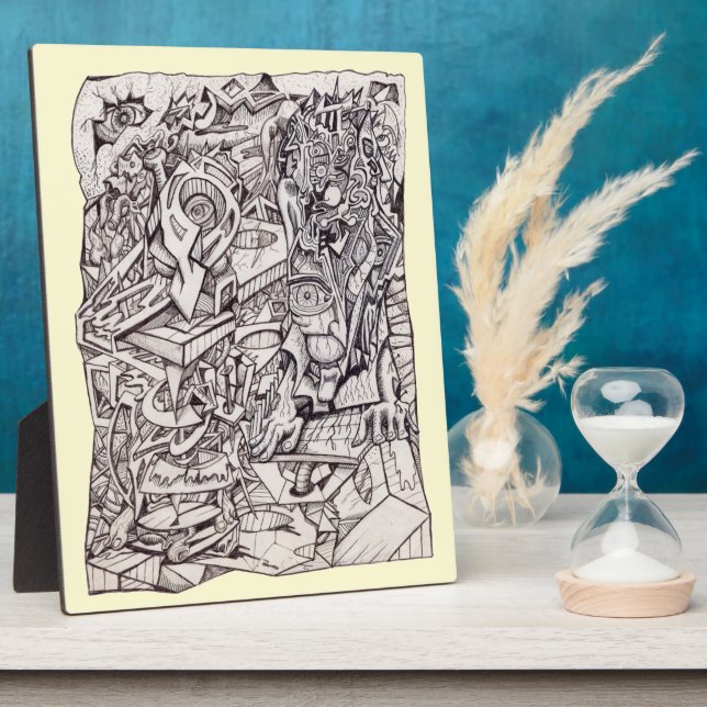 Placa Expositora Órgano de preocupación (Lado)