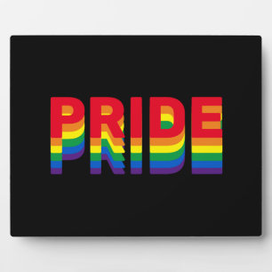Placa Expositora Orgullo lgbt lgbtq queer colores de arcoiris gay n