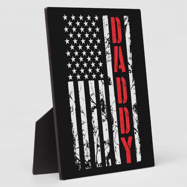 Placa Expositora Orgullo patriota de papá (Lado)