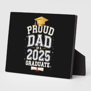 Placa Expositora Orgulloso Padre De Una Graduación Familiar De 2025