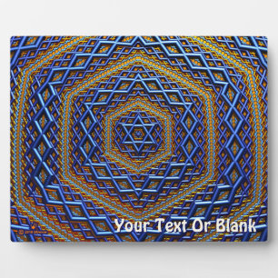 Placa Expositora Ornate Metallic Magen David