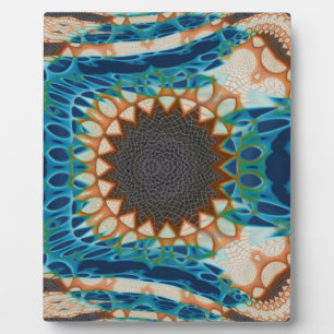 Placa Expositora Oro turquesa Sol Southwestern Art