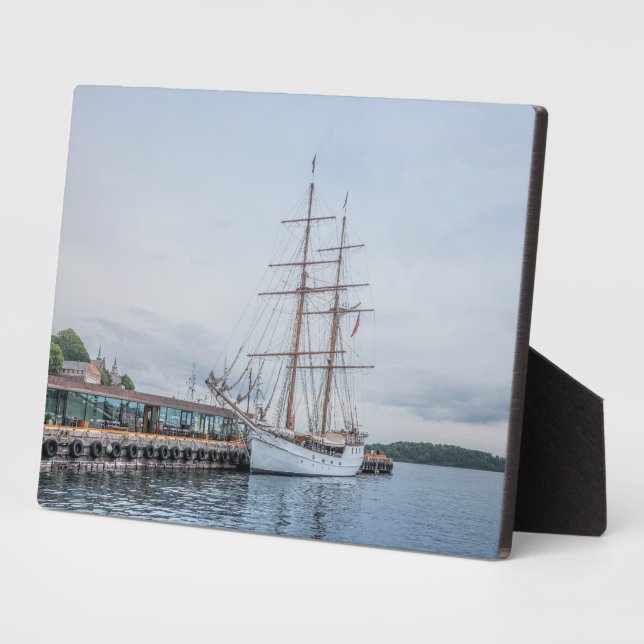 Placa Expositora Oslo Noruega (Lado)