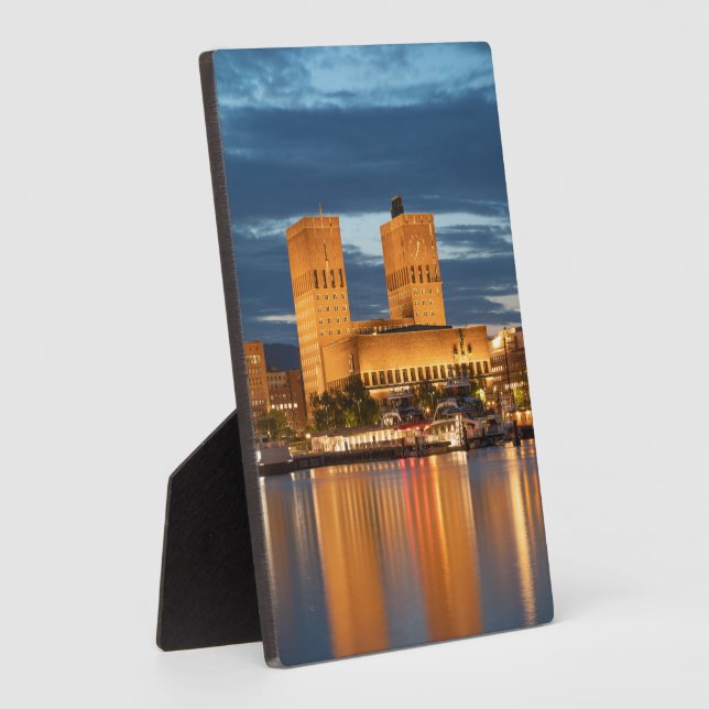 Placa Expositora Oslo Noruega (Lado)