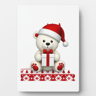 Placa Expositora Oso Navidad Navidad