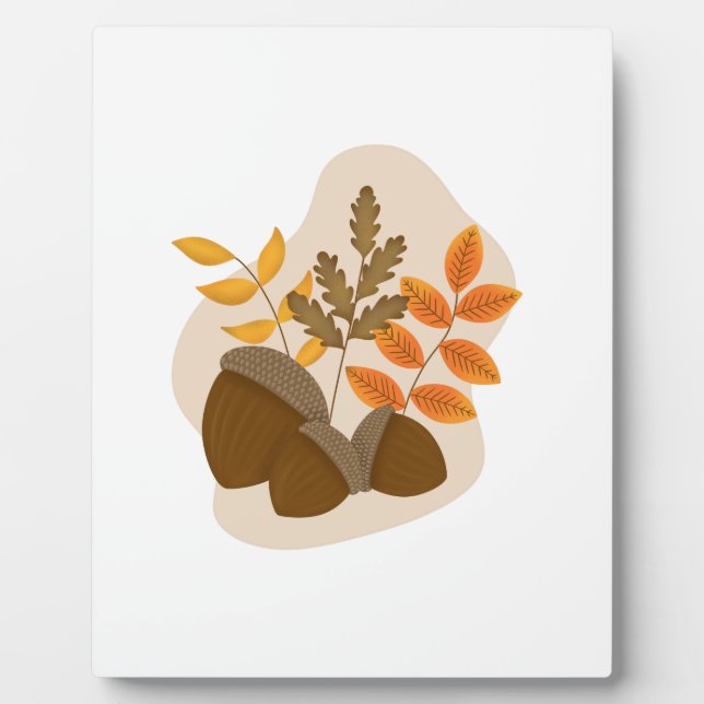 Placa Expositora Otoño de Acorns (Frente)