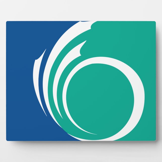 Placa Expositora Ottawa City Flag on Plaque (Frente)