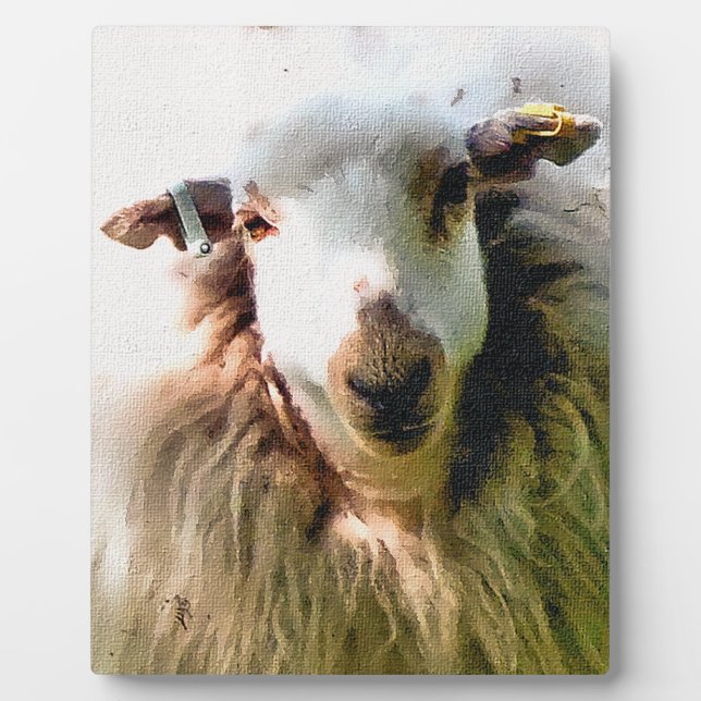 PLACA EXPOSITORA OVEJAS ADORABLES (Frente)