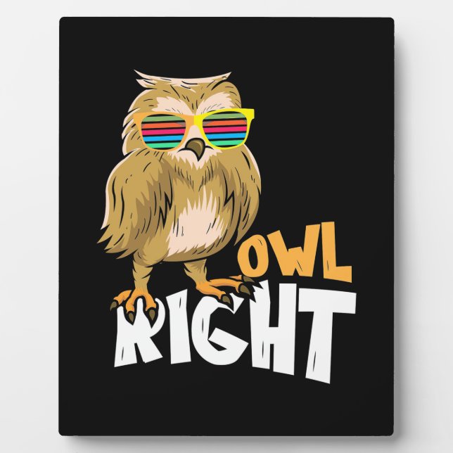 Placa Expositora Owl Right (Frente)