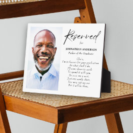 Placa Expositora Padre de graduados en el cielo para foto de gradua