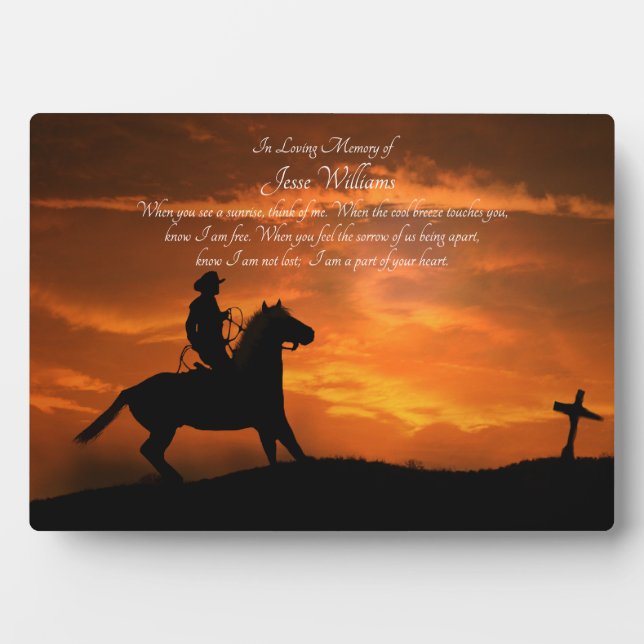 Placa Expositora País conmemorativo Vaquero Occidental (Frente)