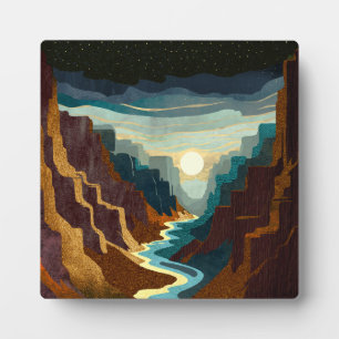 Placa Expositora Paisaje Canyon Sunset