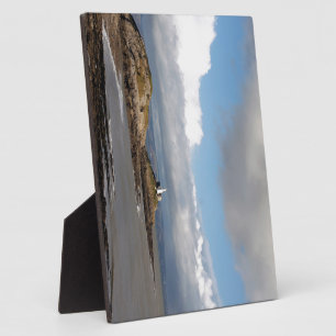 Placa Expositora Paisaje costero y faro