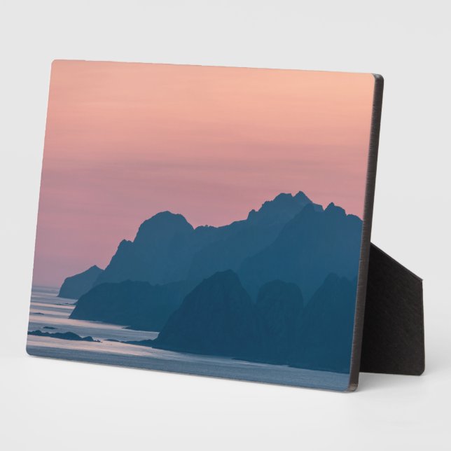 Placa Expositora Paisaje de Noruega Lofoten (Lado)