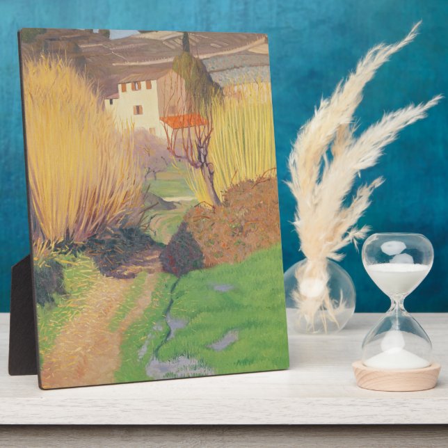 Placa Expositora Paisaje en Lagnes, 1921 (Lado)