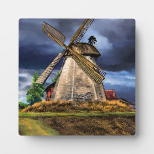 Placa Expositora Paisaje y clima en los Países Bajos - Dibujo