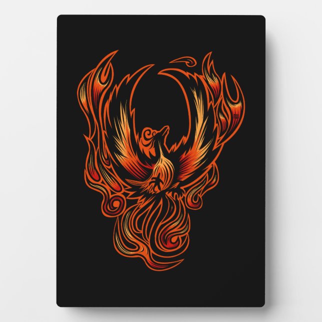 Placa Expositora Pájaro De Fuego (Frente)