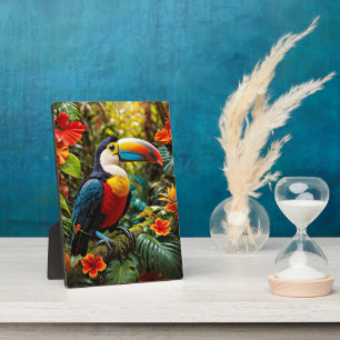 Placa Expositora Pájaro Turco colorido