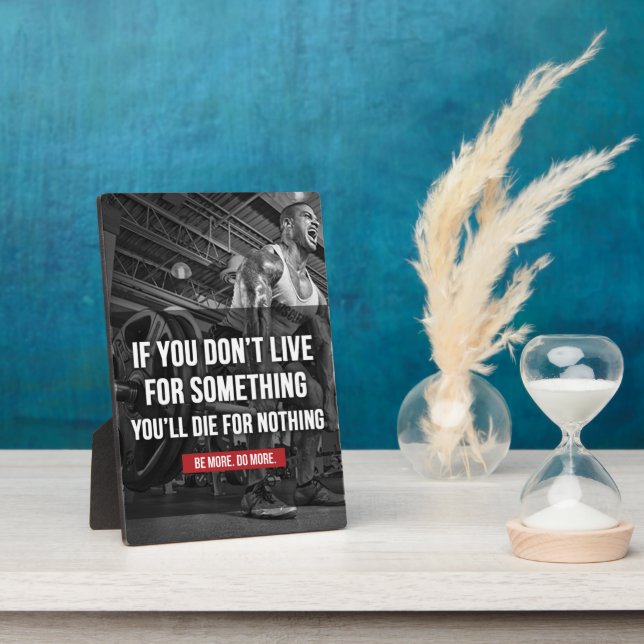 Placa Expositora Palabras de entrenamiento motivacionales (Lado)